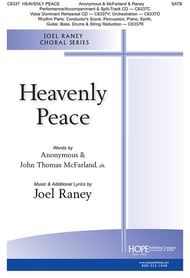 Heavenly Peace SATB choral sheet music cover Thumbnail